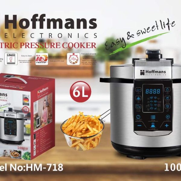 Hoffmans HM-718 6L Electric Multifunction Pressure Cooker