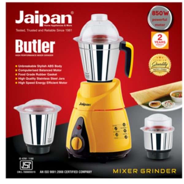 Jaipan Butler 850W Mixer Grinder Blender MBT7439