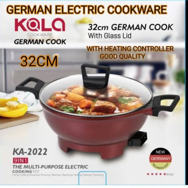 KALA KA-2022 32cm 8L Multipurpose Electric Multicooker