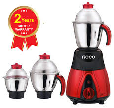 Ricco Blender Mixer And Grinder Set - 1000 Watt, With 2Year Warranty,Meat Chopper, Juicer, Mixer,