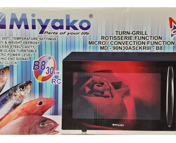 Miyako Microwave Oven with Grill & Convection Function B8, 30Liters.
