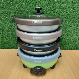 Disnie DMS4-5.5LTR Electric Multi Curry Cooker with 4 Pots- 5.5 Ltr