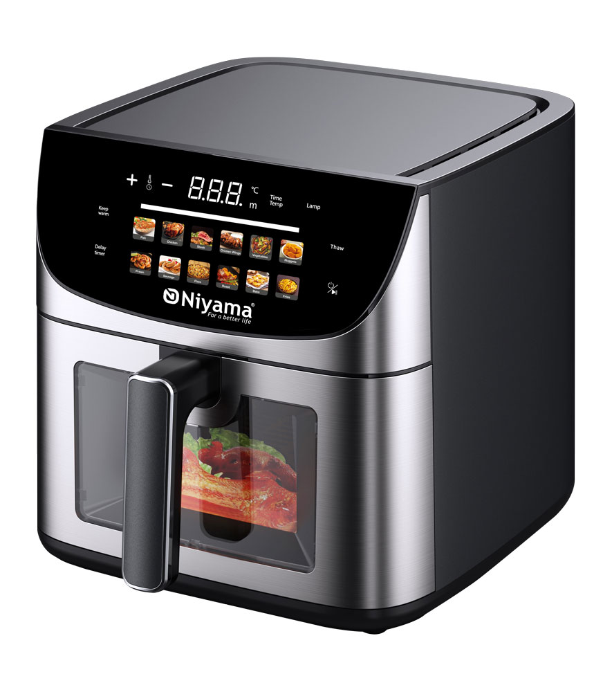 Niyama NAF-6603 Digital Air Fryer – 1700W Inverter Double Heating with Stainless Steel Inner Cavity - Image 2