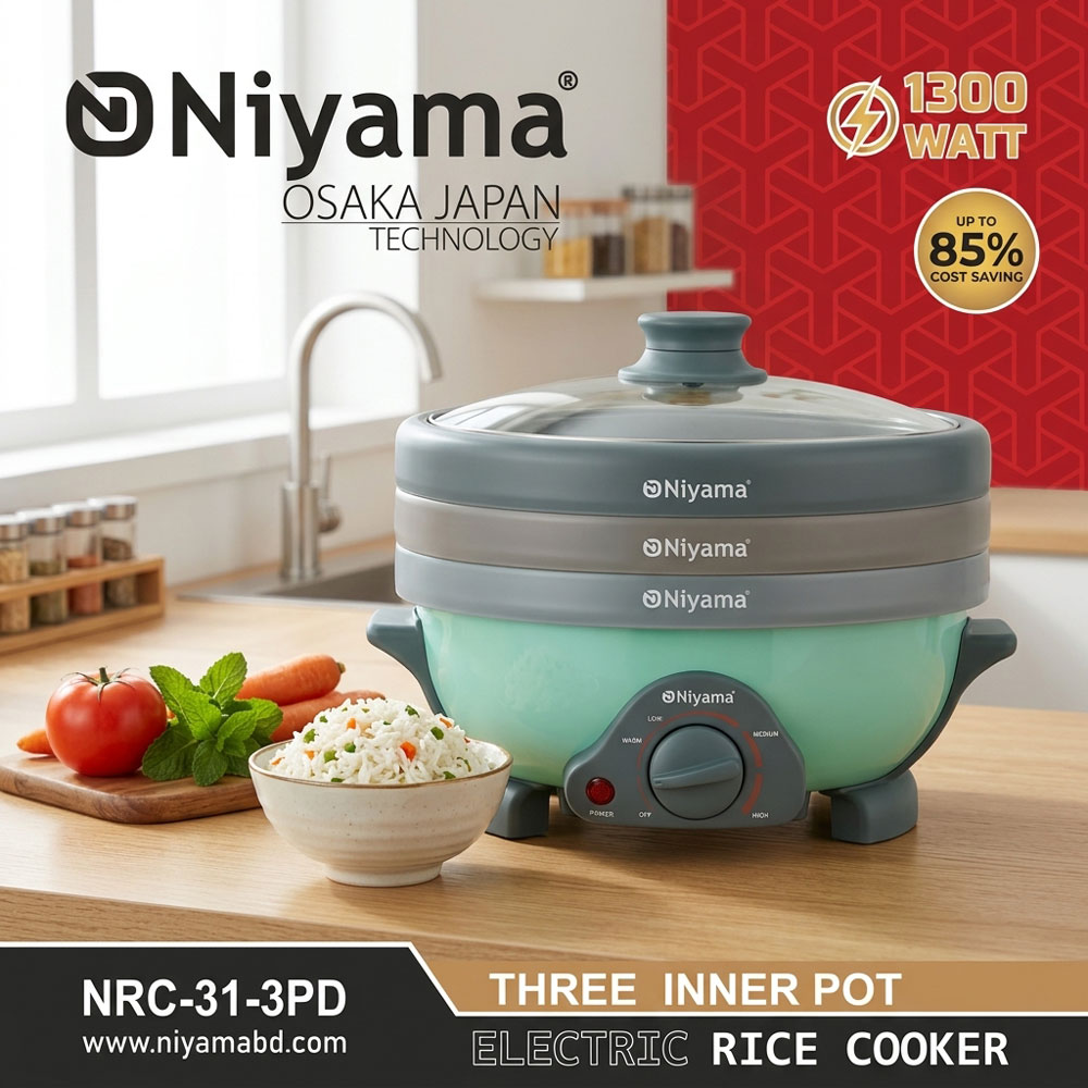 Niyama NRC-31-3PD Multi-Function Electric Rice Cooker