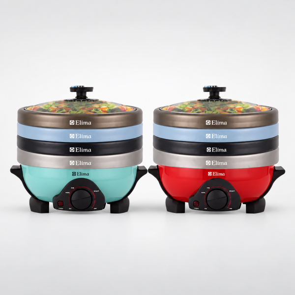 ELIMA EM-MC6044R 6.0L Multi Cooker – Electric Multi-Purpose Cooking Pot
